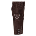 Faded Black Lederhosen with Charming Embroidery