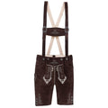 Midnight Black Lederhosen Men