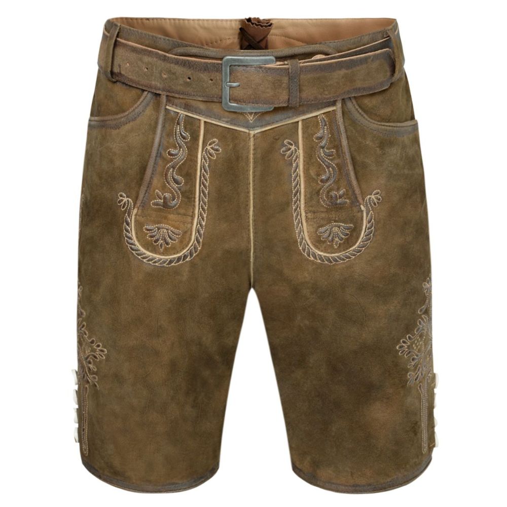 Trachten Short Lederhosen Brown