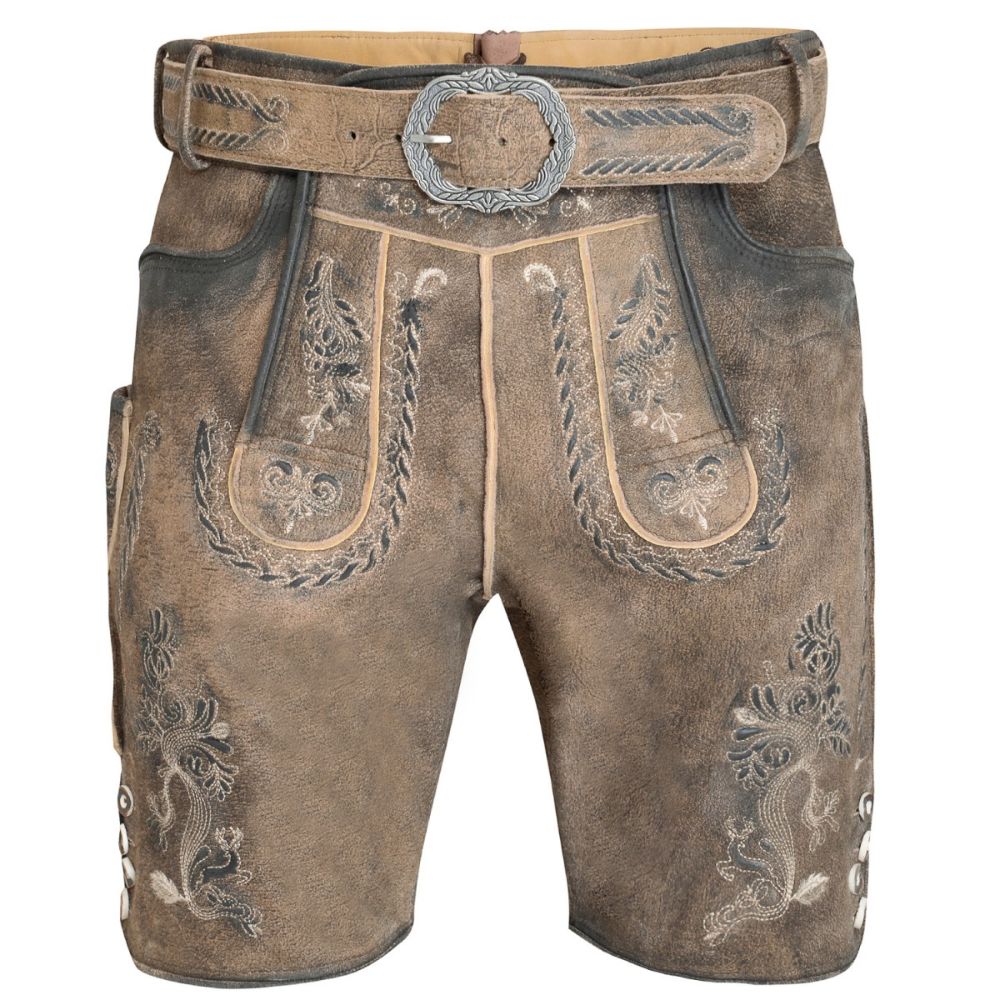 Traditional-Oktoberfest-Lederhosen-in-Brown