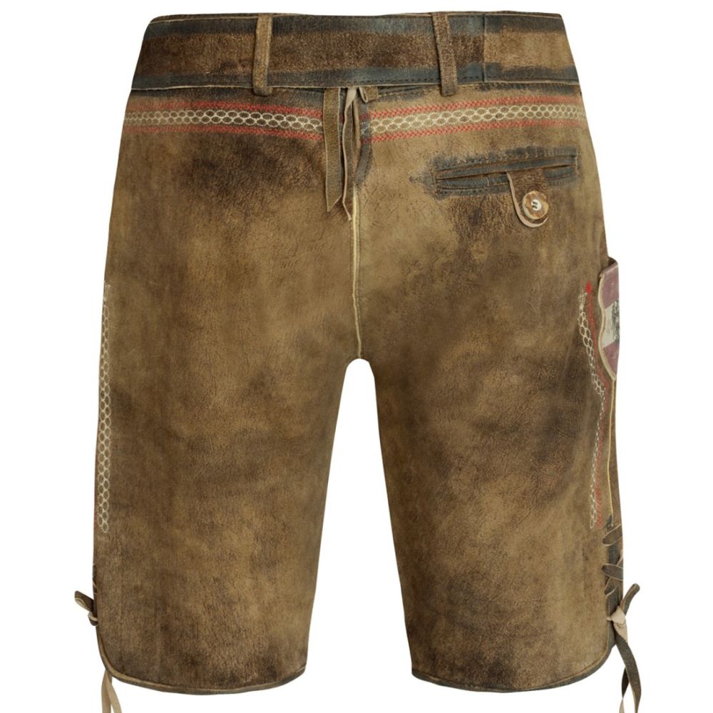 Authentic Traditional Lederhosen Austria in Brown